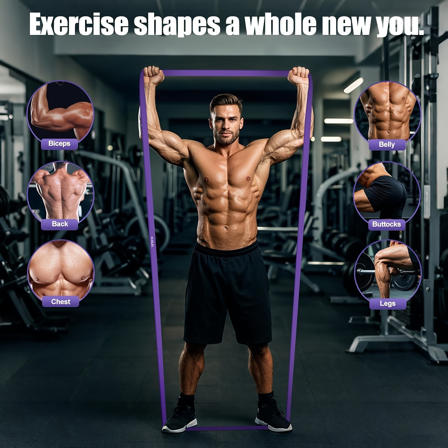 [Assistance with Pull-Ups] 5-Level Pull-Up Bands Set | Calisthenics, Bodyweight Workouts, Muscle Toning, Yoga, Stretching
