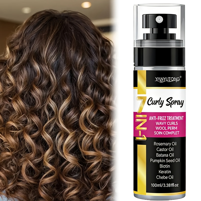 TEMU And Define Curly Hair Offers And A Styling Spray Perfect For All Types Of Wavy And Curly Hair