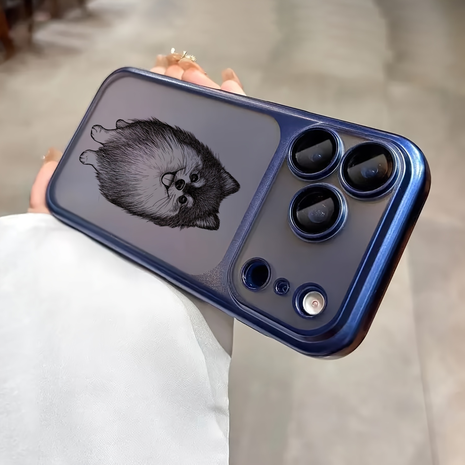 TEMU Phone Case: Custom Diy Line Drawing Phone Case Compatible With Iphone17 16 15 14 13 12 Pro Max, 17 Pro, Iphone 17, Clear Matte Electroplated