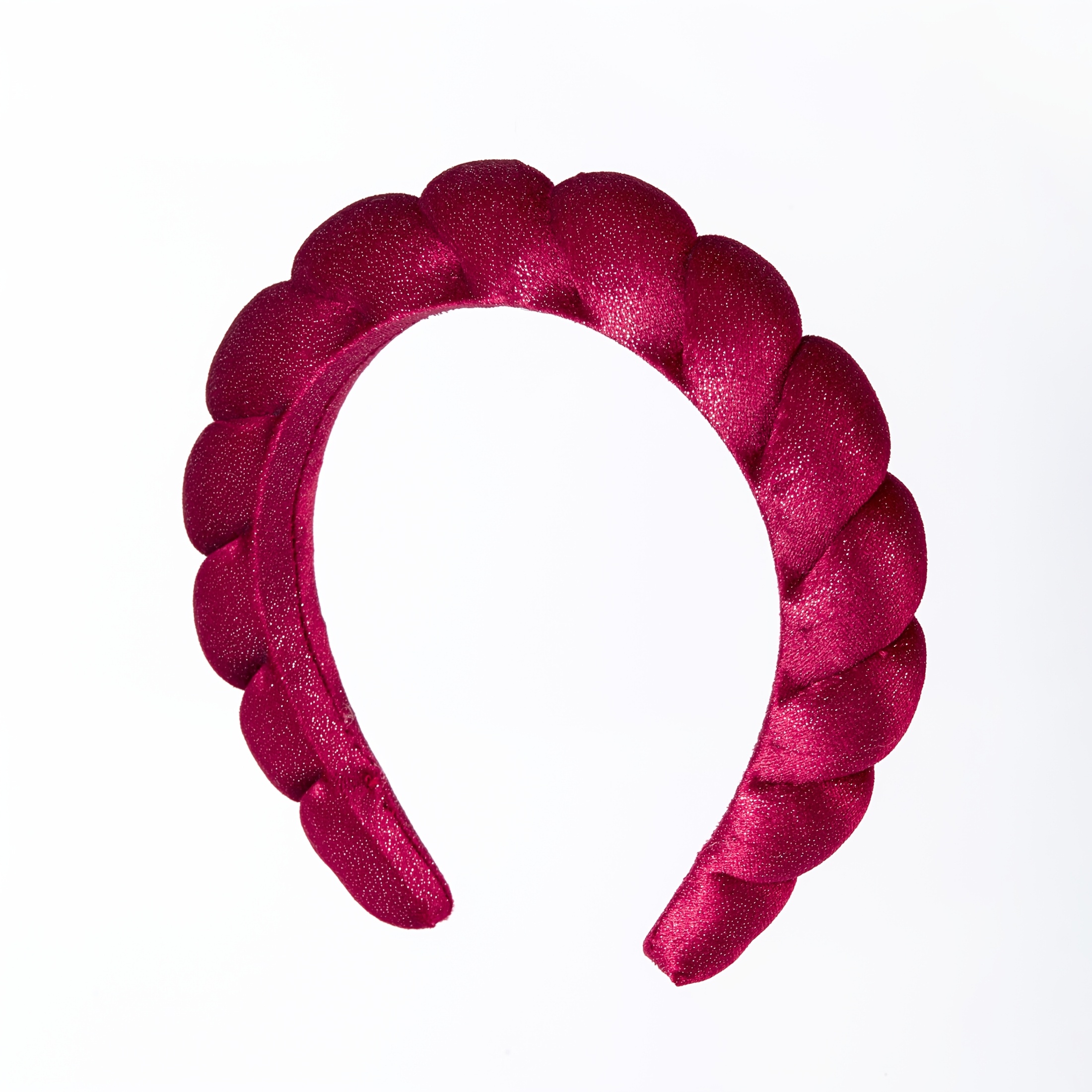 1pc elegant polyester headband multi color braided design  display picture 1