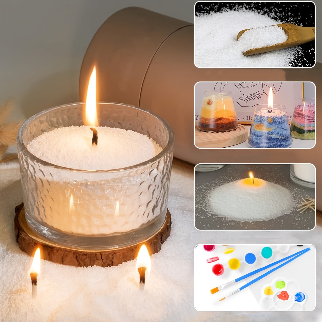 2 1 0 5kg pearl wax sand candle making snow pearled candles white diy   pearled sand wax pearled wax refillable for making weddings   halloween christmas thanksgiving jewelry making wax material 3