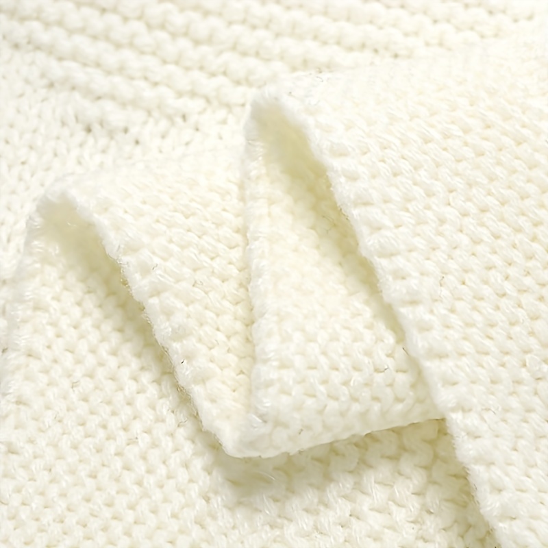 Wavy Jacquard Baby Knit Blanket, All-Season Use