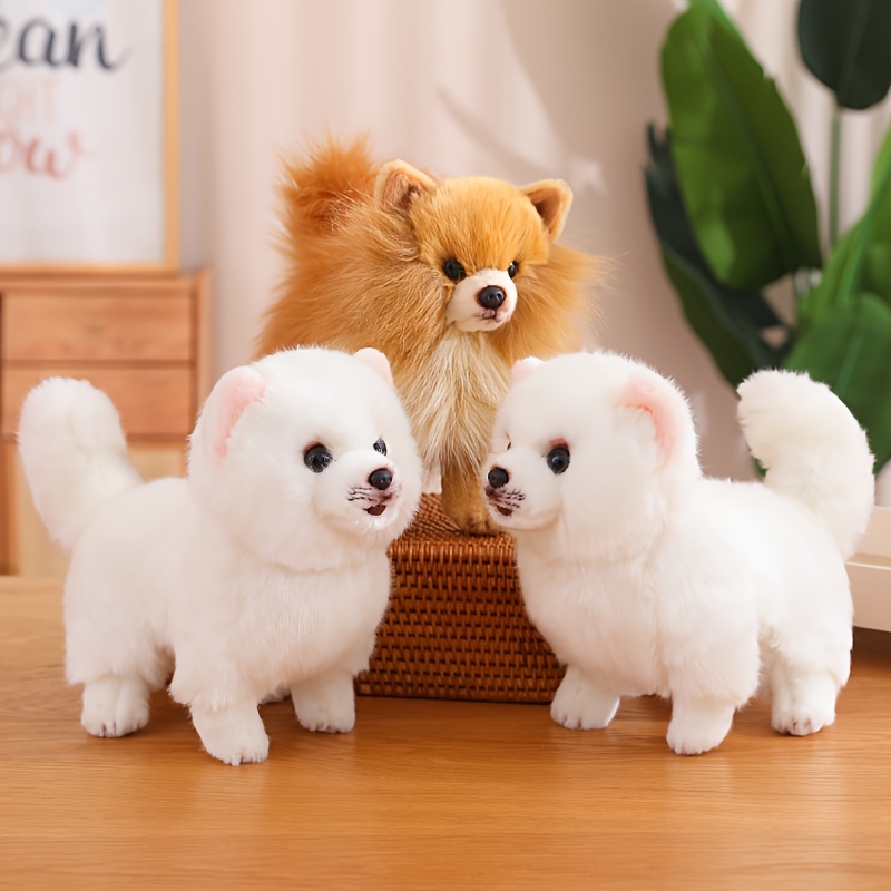 Fashion perro pomerania peluche