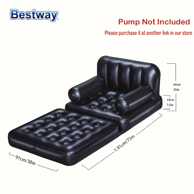 Blow up chair bed hot sale