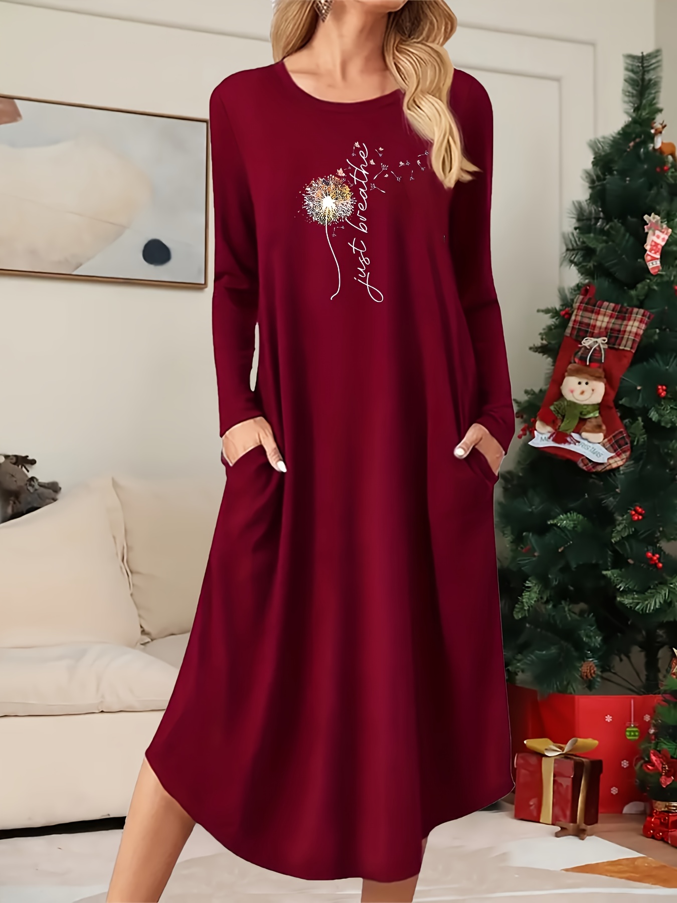 long sleeve oktoberfest dress Vintage Floral Dirndl Dress