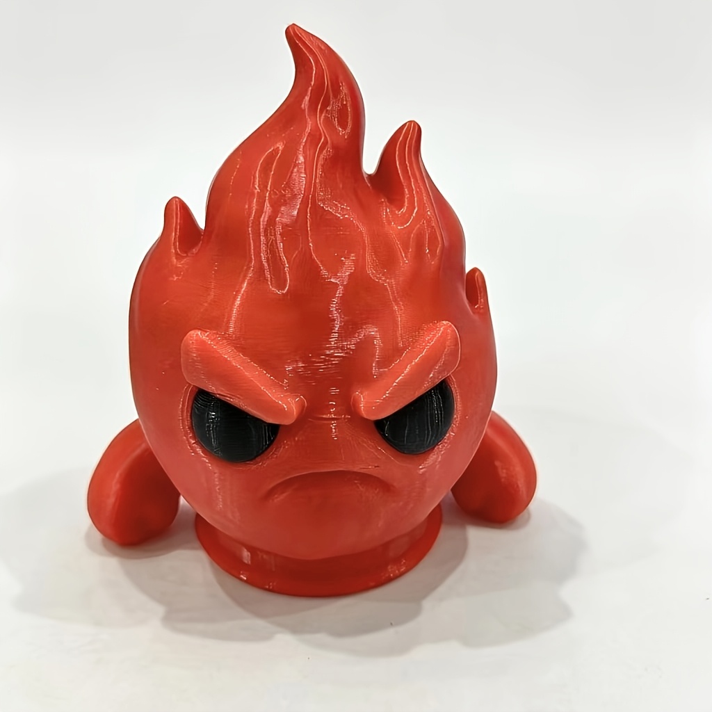 Image of 1pc Trailer Hitch Ball Cover Compatible For 50mm Ball, Angry Little Fireman Design, Scratch/dust/rust Resistant Suitable For Car,, Rv, Towing