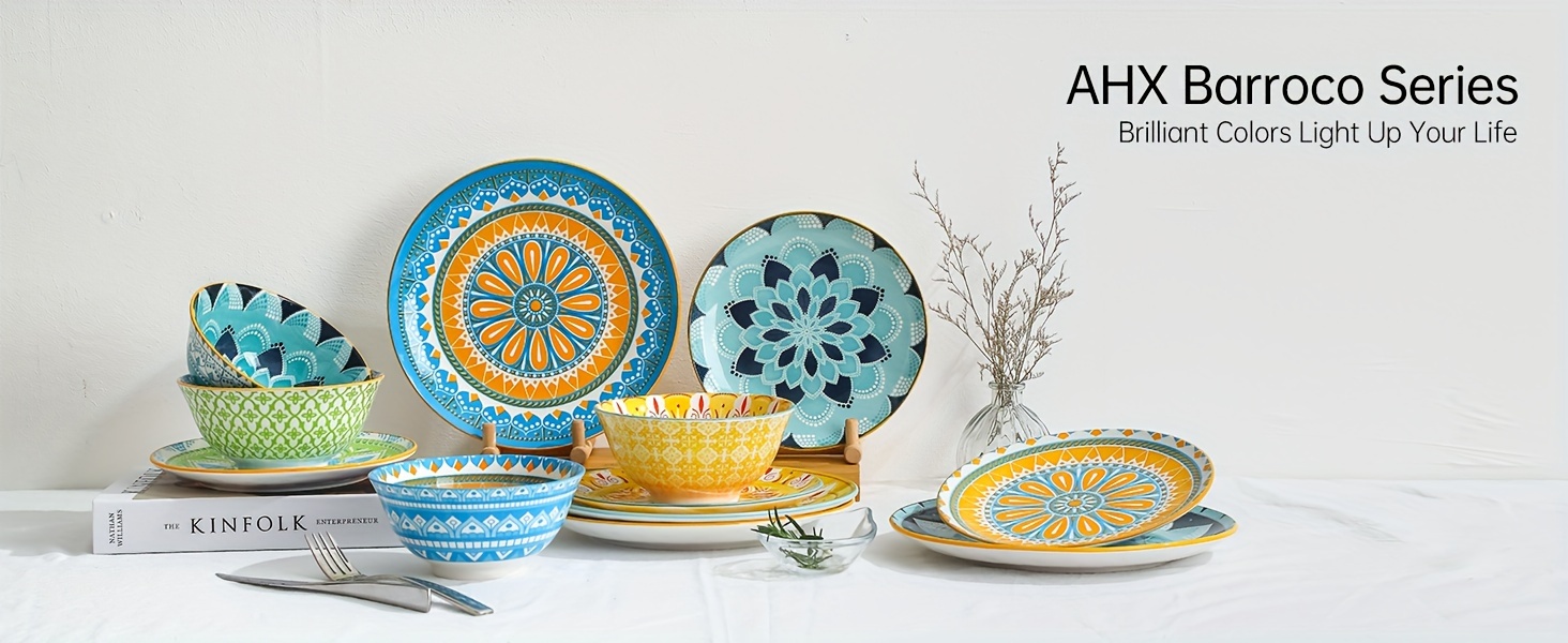 dinnerware set plates bowls sets 12pcs ceramic dinner set Temu