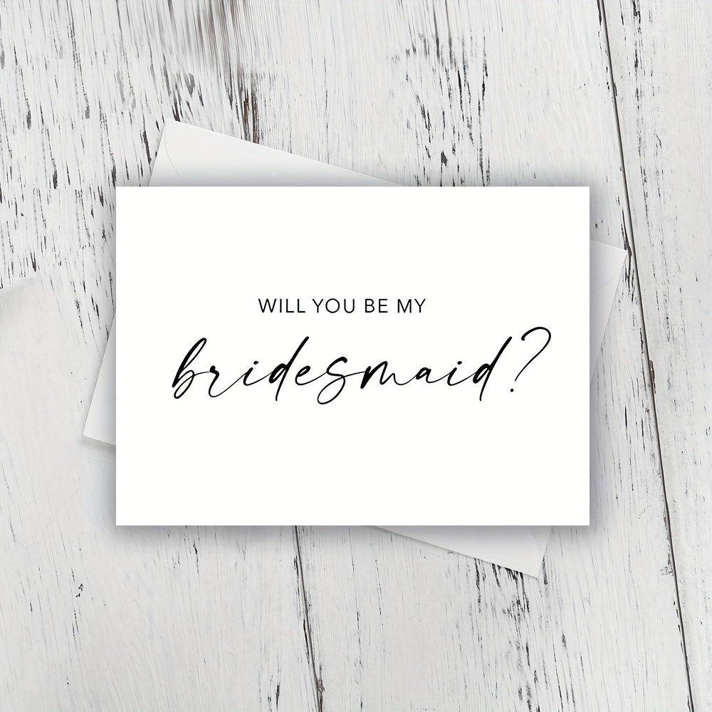 Card For To Be My Bridesmaid, Proposal For Bridesmaids, Gift For Bridesmaids, Will You Be My Maid Of Honor, Wedding Cards For Bridesmaid Proposals