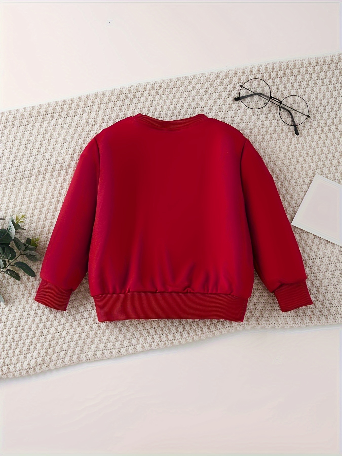 Sweat à capuche pour garçons sans chapeau d'Halloween Personnalisation du nom et motif de chat terne citrouille imprimé haut décontracté polyvalent col rond