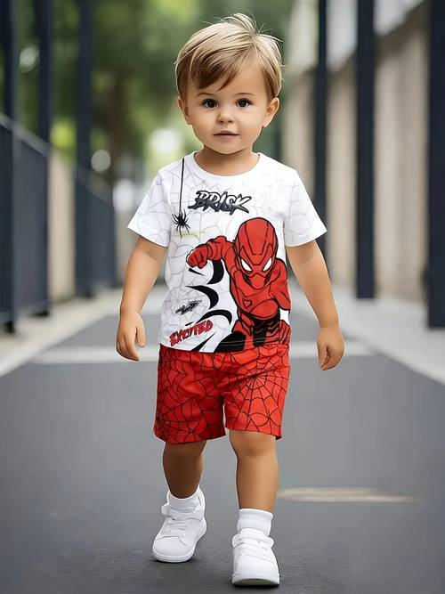 short sleeved set summer t shirt shorts 2pcs trendy clothing for outdoor