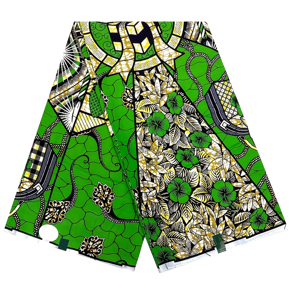 6Yards * * Cloth * Wax Print Cloth * High Quality * * Fabric Double-Sided  Bag/Flower/Heels * Pattern African Printing * Batik for Sewing Dress & Suit
