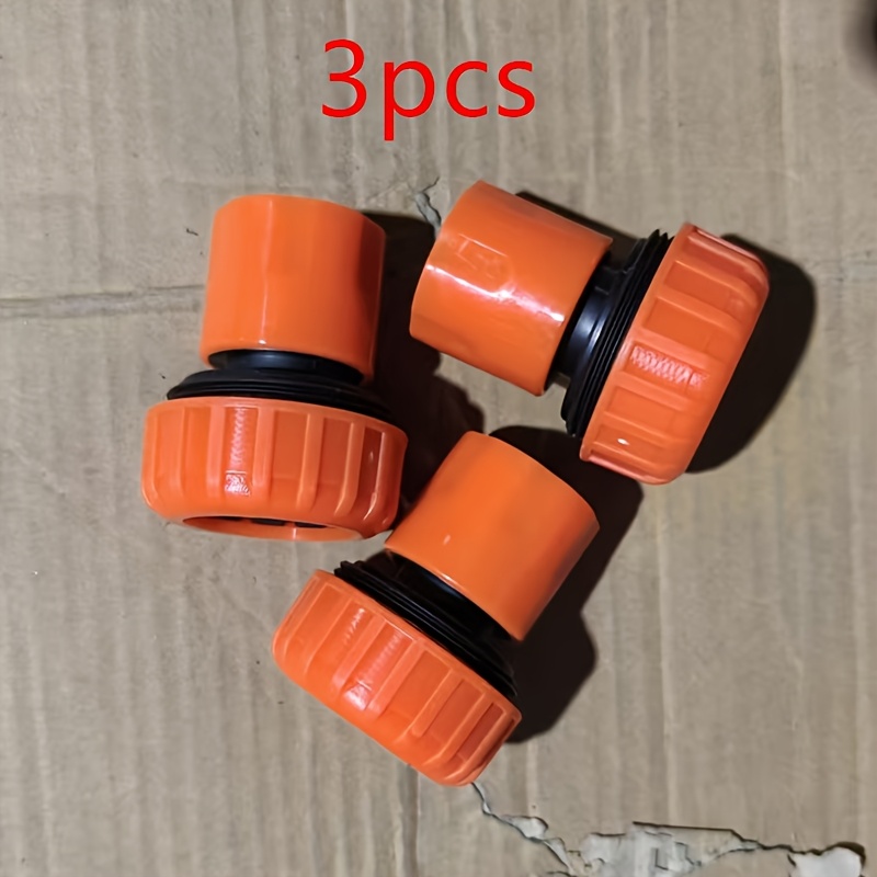 3pcs 1-inch Hose Water Connector, Suitable For 2.5cm Inner Diameter And 3.0cm Outer Diameter Water Pipes, Garden Irrigation Water Gun Adapter