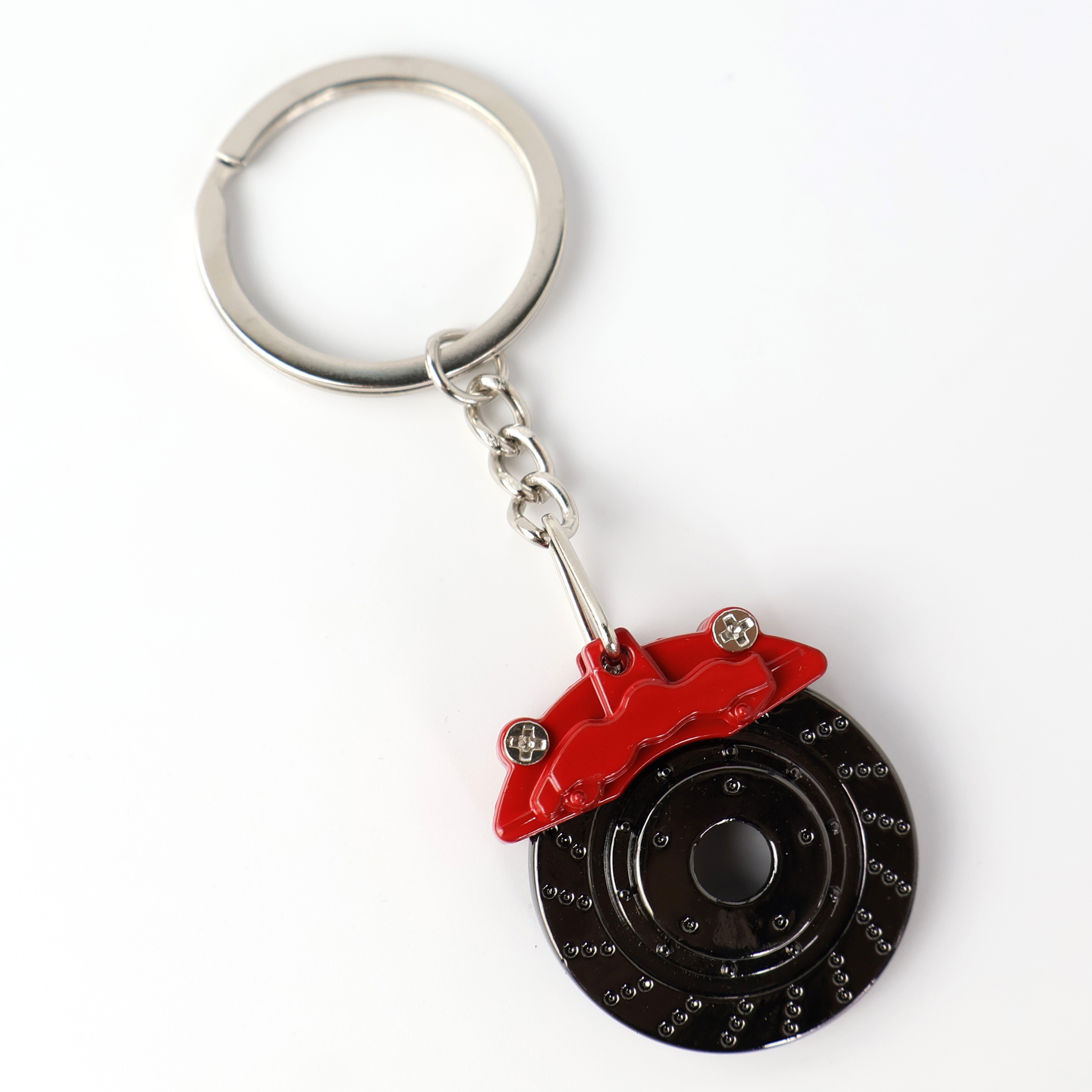 Car Brake Pad Keychain Brake Disc Wheel 360 Degree Rotating Pendant Pliers Metal Rotating Keychain Key Chain Pendant