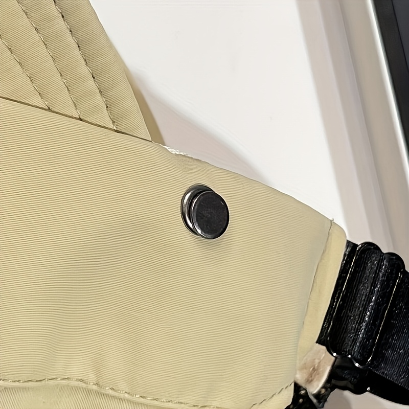 [3 Colores Disponibles] Sombrero de Sol Transpirable para Mujer, Ala Ancha, Visera Puntiaguda Abierta, Ideal para Colas de Caballo