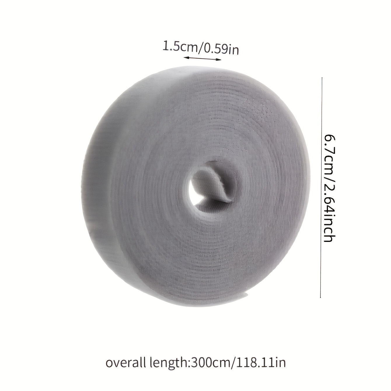 15mm X3m Garden Plant Tie Strap, Adjustable Hook Loop Garden Plant Tape, Suitable For Planting, Tying, Multi-functional Binding