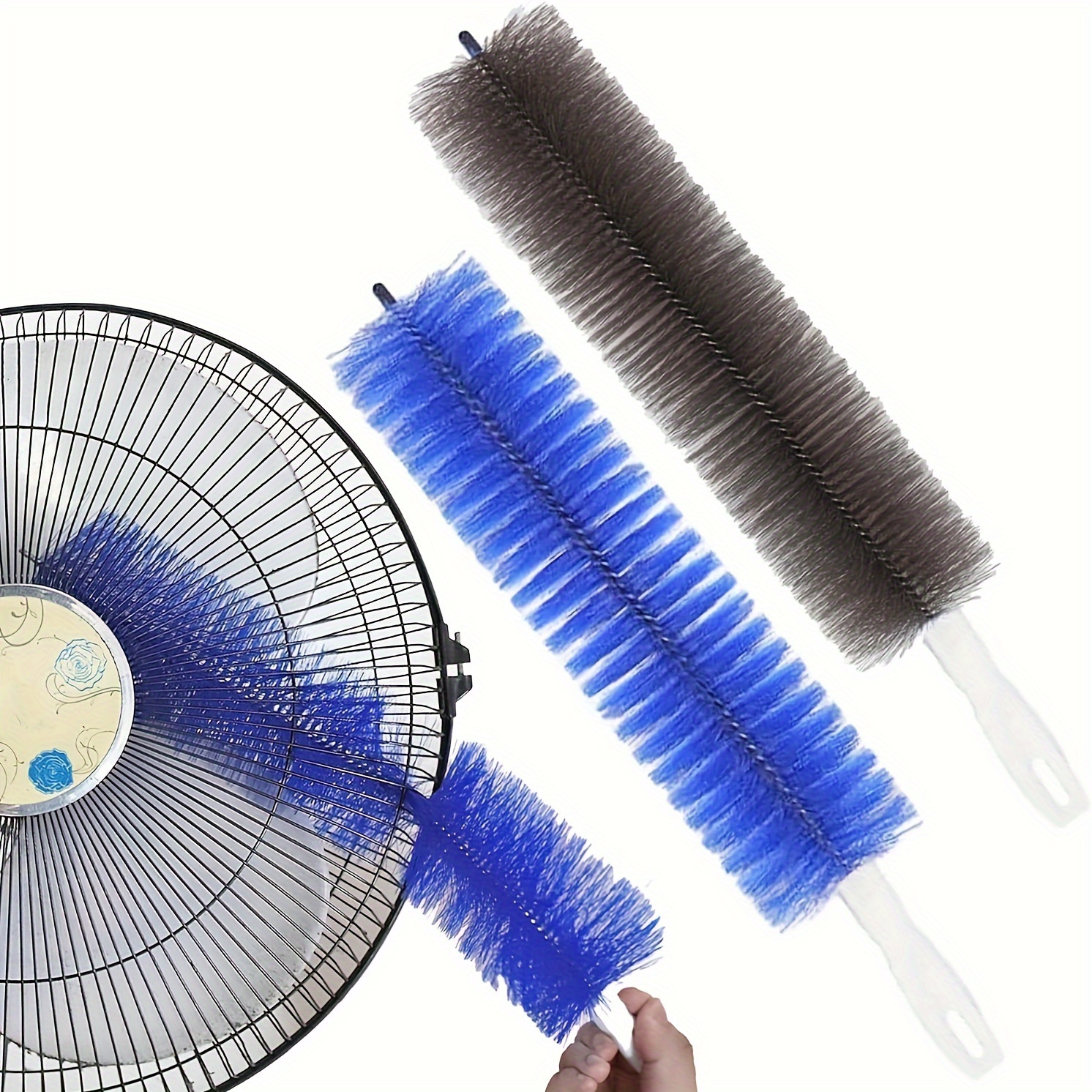 

Flexible, Water-washable Microfiber Cleaning Brush For Blinds, Windows & Doors - Non-electric