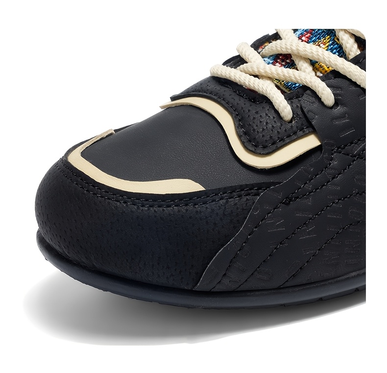 men s spring 2026 new breathable low-top sneakers - upper & cushioned sole, round toe lace-up casual sneakers suitable for streetwear, gym, casual attire, - versatile details 1