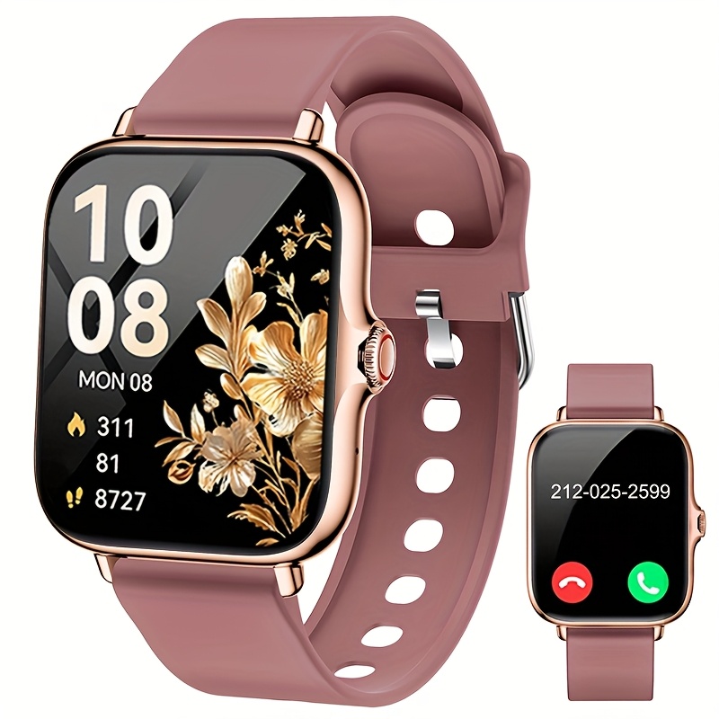 Fully Touchscreen Smartwatches for Men And Women, Featuring Wireless Wireless Calling And Answering, Step Counting, Compatible with Android And Ios Smartphones, Available in Multiple Color Options, Perfect As a Holiday Gift for Men, Women, Couples