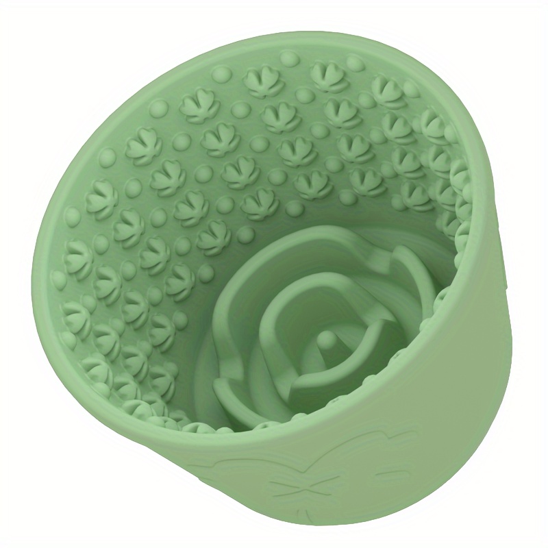 Bikabpet Dog Slow Feeder Lick Bowl & Anxiety Relief Licking Mat With Treat Dispenser - Non-slip Anti-choking Slow Eating Dog Bowl For Puppies & Dogs, Suitable For Small Medium Large Breed Dogs