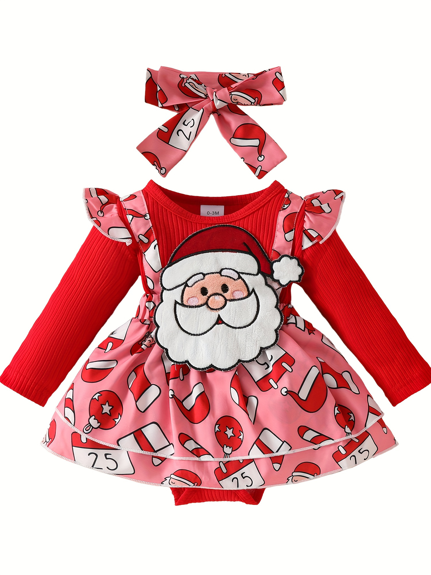newborn dresses for christmas Luxury Modern Baby Girl Christmas Dress Newborn Baby Girls Bow Dresses –  winxwheels main image 1