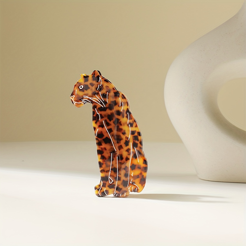 

Ouweina Handcrafted Leopard Print Hair Clip - High-quality, Stylish Animal Design Accessory For Women And Girls, Ouweina