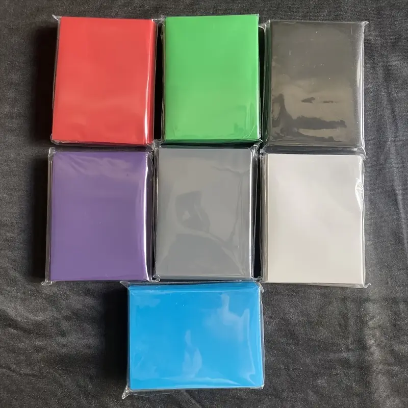 100pcs matte color card sleeves 2 6 x3 6 durable non slip - Temu Canada 100pcs matte color card sleeves 2 6 x3 6 durable non slip - Temu Canada