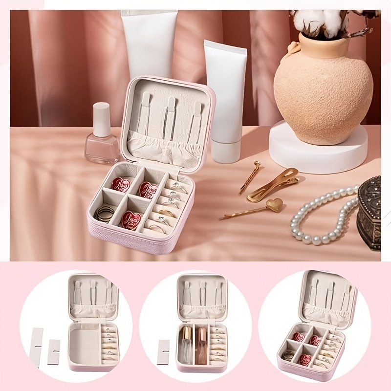 24pcs Artificial Leather Jewelry Box for Vacations