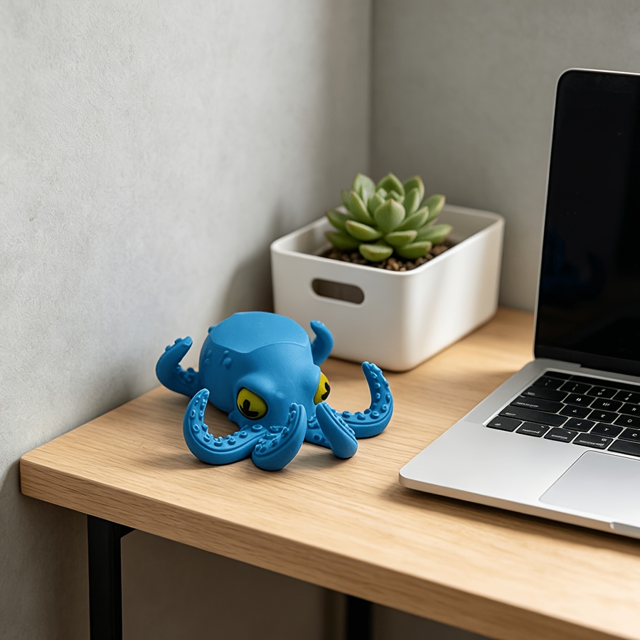 TEMU Giant Octopus Tentacle Handle Stand Compatible For Ps5/ps4/, Clamp-mounted Phone & Game Desk Stand With Textured Grip, Holder For Gaming, Phone