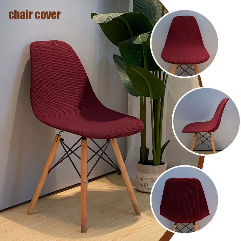 thicken solid color short back chair cover seat covers slipcover   chair covers house armchair chair covers