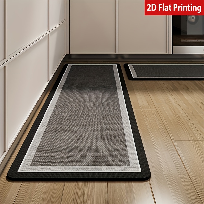 1 easy to clean kitchen mat suitable for home kitchen and living room decoration non slip mat absorbent kitchen accessory