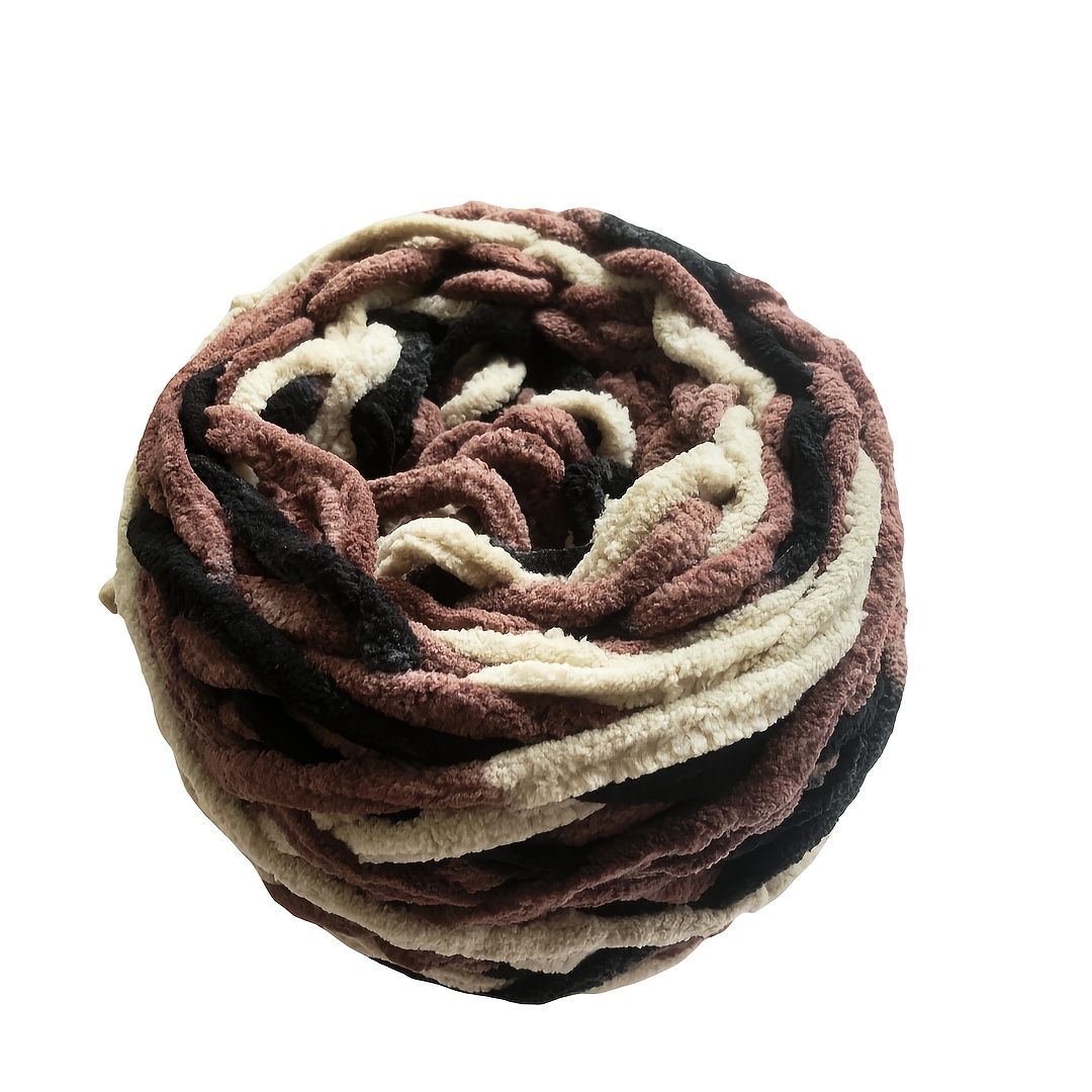 TEMU Filato grosso di ciniglia per adulti, e tinture spaziali, filato per uncinetto, lavoro a maglia a per amigurumi, coperte, cuccine per animali