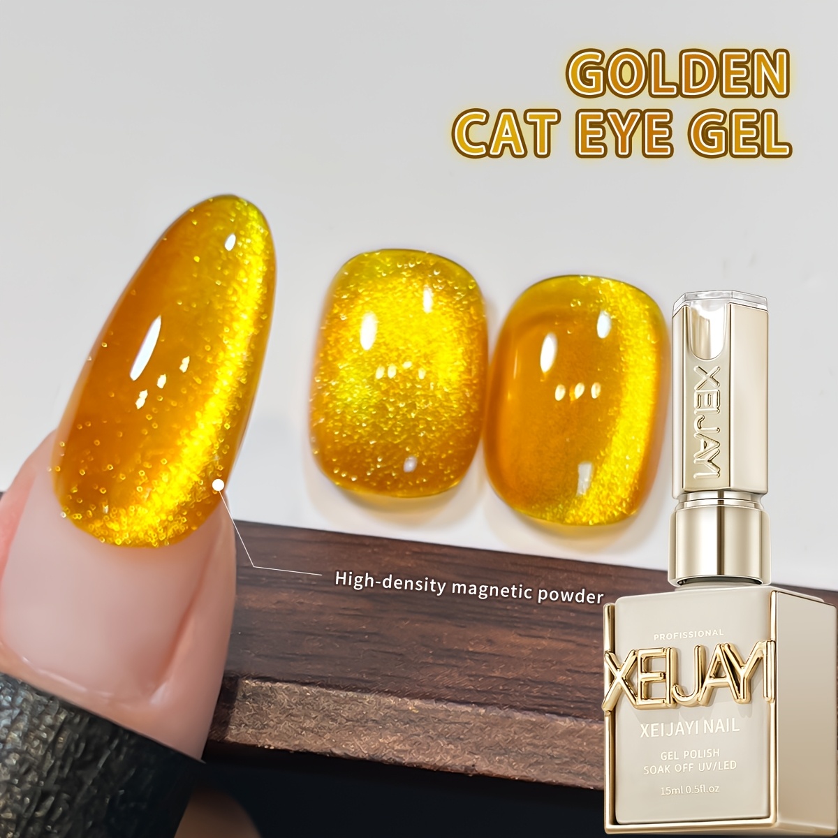 Eye Nails Holographic Nail 15ml Reflective Magnetic Gel Soaking Led Gel Salon Female Nail Art Tools