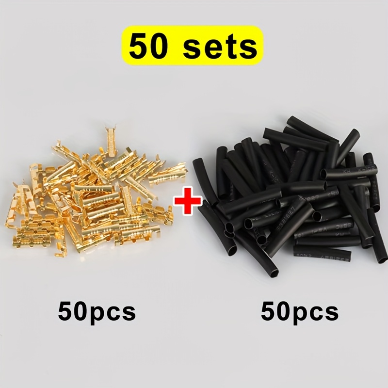 453 U-shaped Wire Connector Set For Crimping Terminal Blocks, Designed For Quick Wiring Cable Locks, Suitable For 0.5-1.5mm², Includes Heat Shrink Tubing Kit