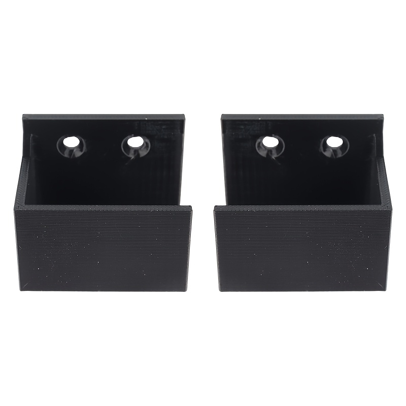 TEMU 2pcs Universal Spirit Level Wall-mount Bracket (with Matching Screws), Portable Spirit Level Storage Rack, Improves Tidiness Of Or Garages,