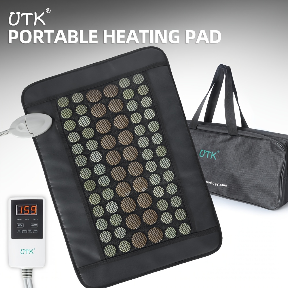 utk   heating pad hot stones technology memory function auto shut off portable   bag small   23 5 x 16     use Product details 4