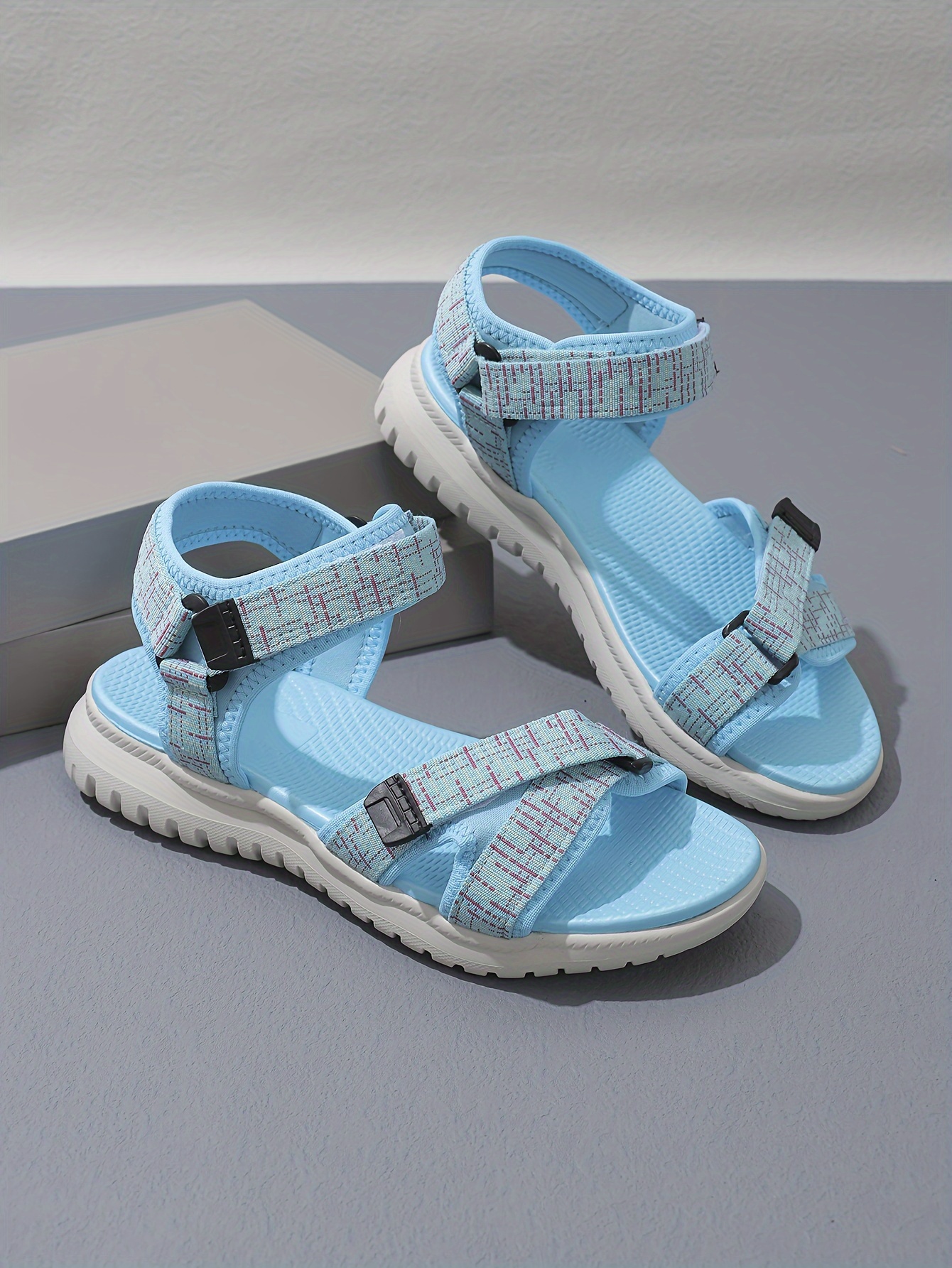 womens summer sports sandals comfortable soft sole with adjustable   walking shoes lightweight platform casual footwear Product details 18