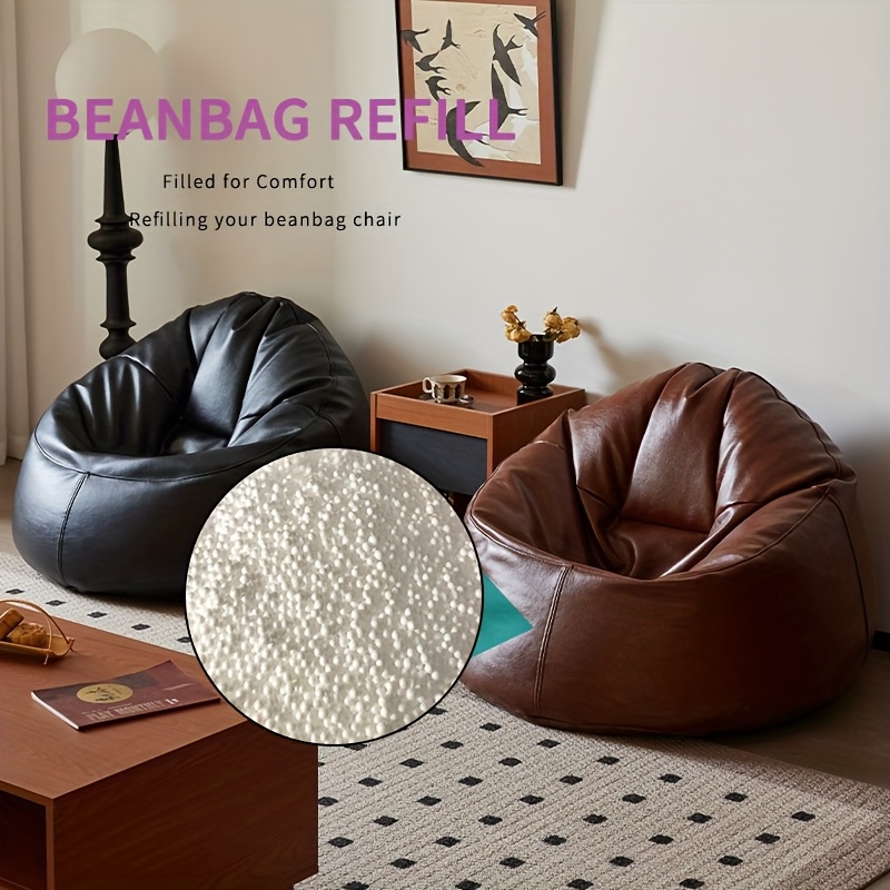 soft light polystyrene beans white spherical beads bean bag Temu