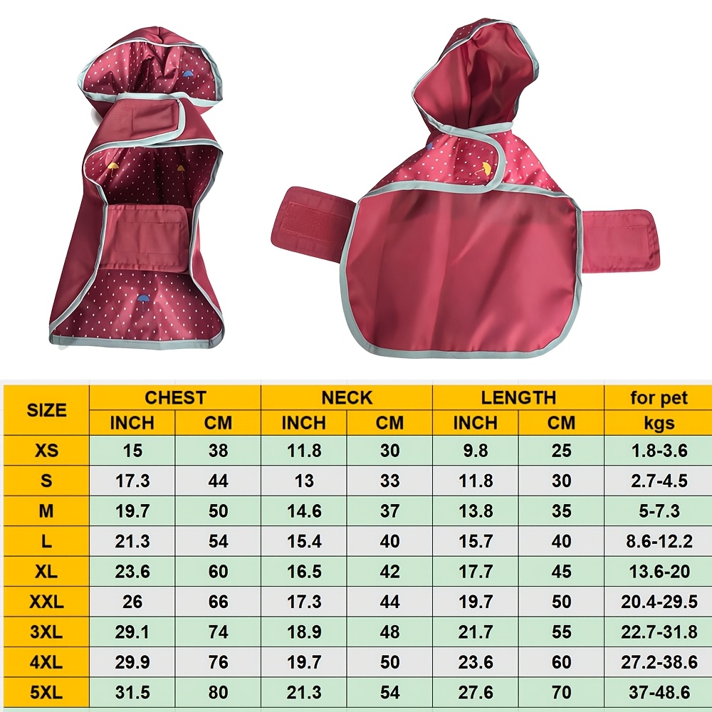 TEMU Walking In Dog Coat, Adjustable Dog Jacket With Reflective Hooded Double Layer For Large Medium Small Dogs Puppies, Double Layer Coat With