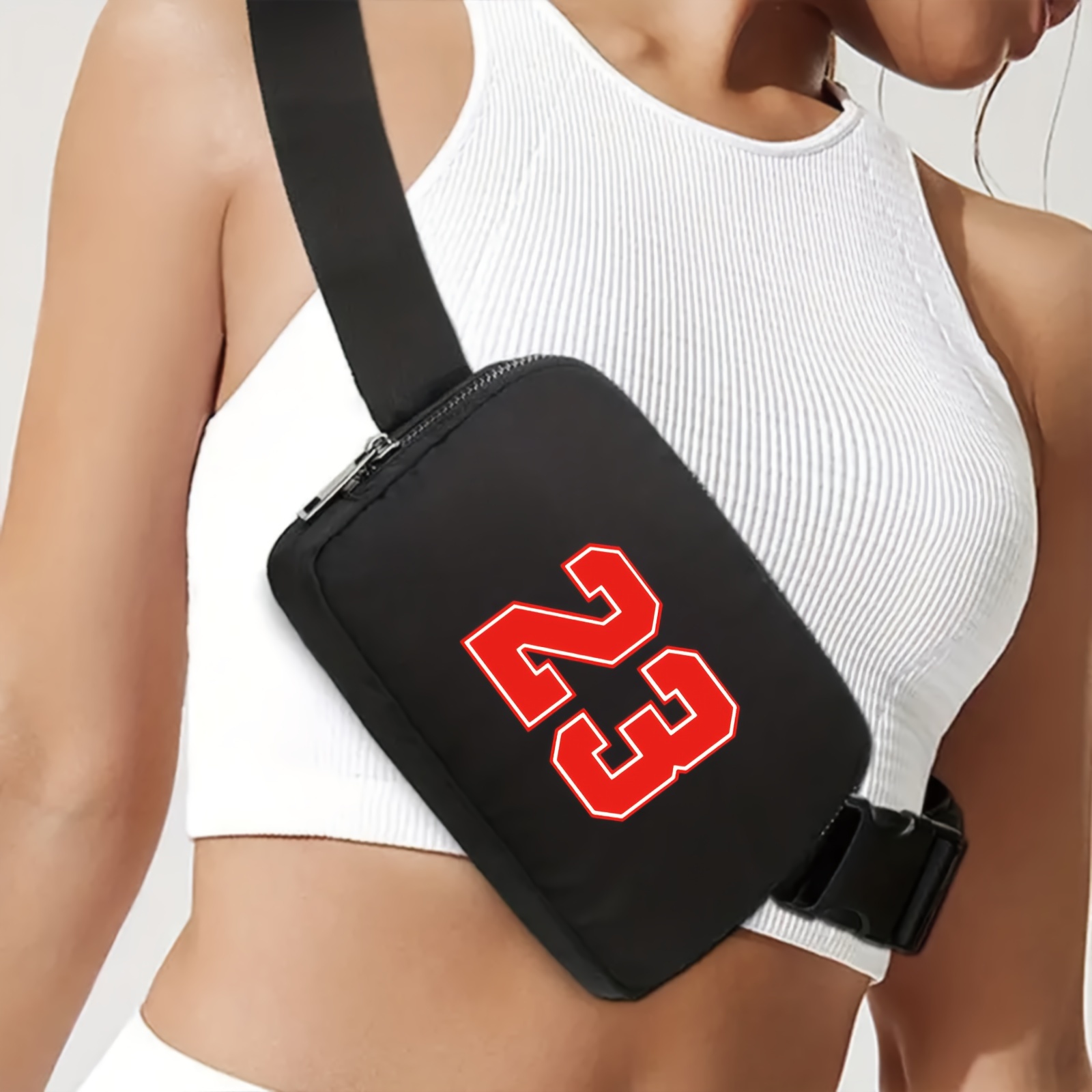 

A Stylish And Minimalist Black Waist Bag With A , Featuring A Multifunctional Design, Adjustable Shoulder Strap, And Waterproof Material, Outdoor Sports.