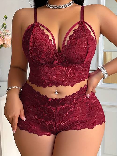 2pcs womens plus size bra set lace spliced bra comfortable and breathable size bra fashion underwear womens underwear womens bra