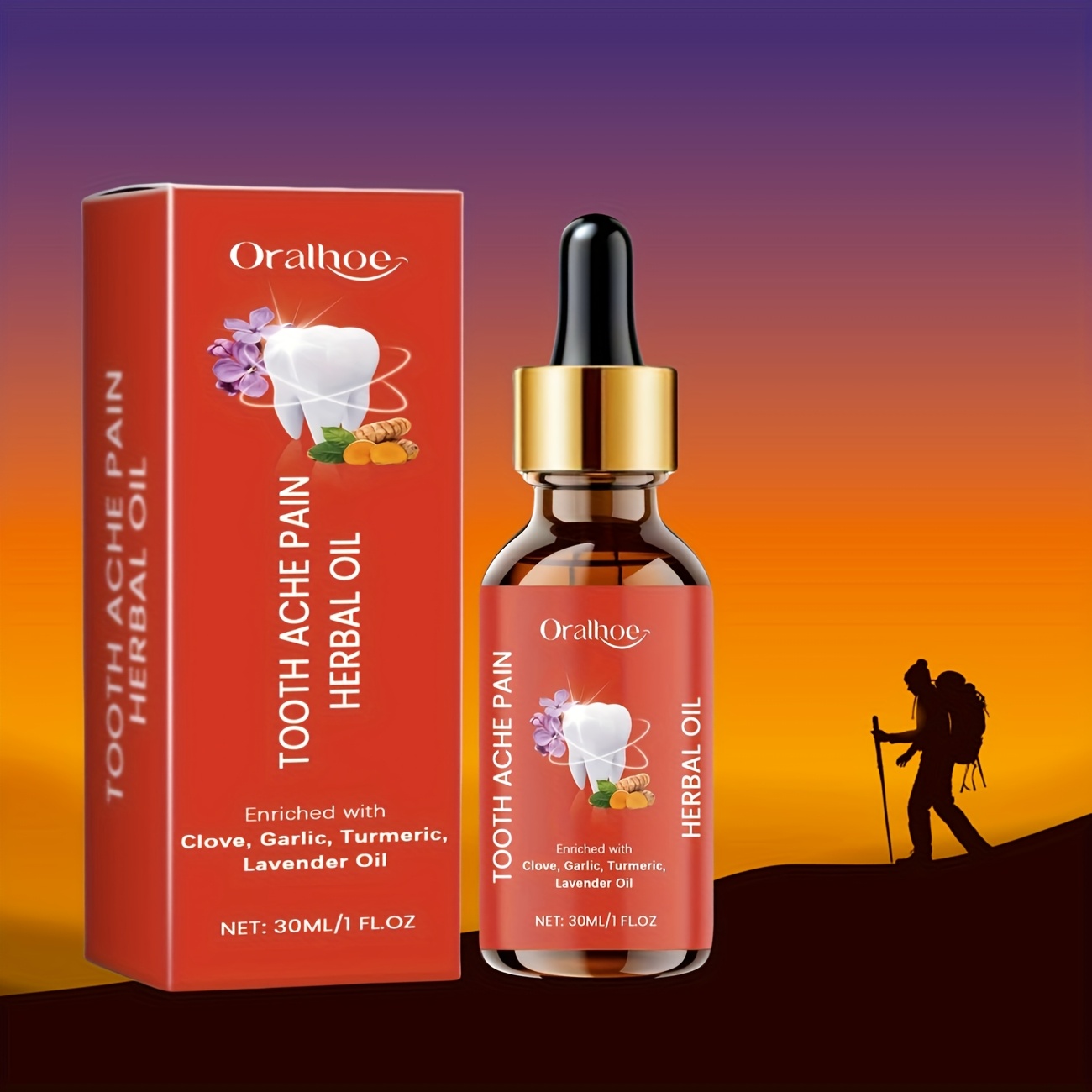 TEMU , Gum Liquid, Daily Enamel Protection, Breath, Removes Stains, Botanicals With Lavender And Turmeric Oils, Gentle And Non-irritant, Promotes Oral Care