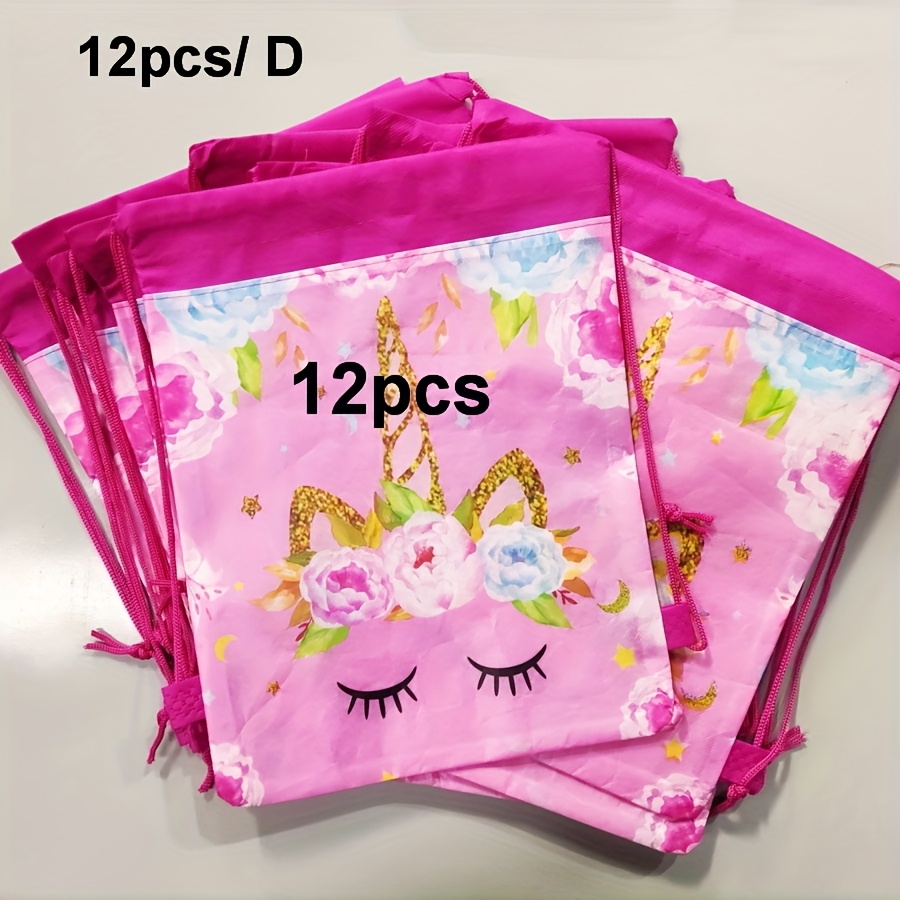 12 pezzi sacchetti regalo in tessuto non tessuto rosa Temu Italy