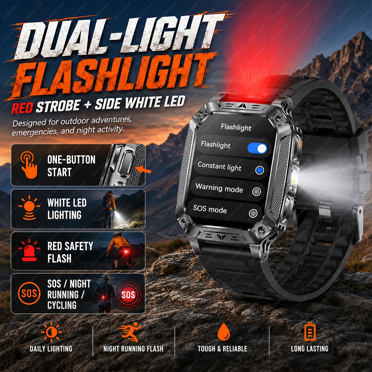 2026 New Men's Smart Watch with 1400mAh Large-capacity Battery