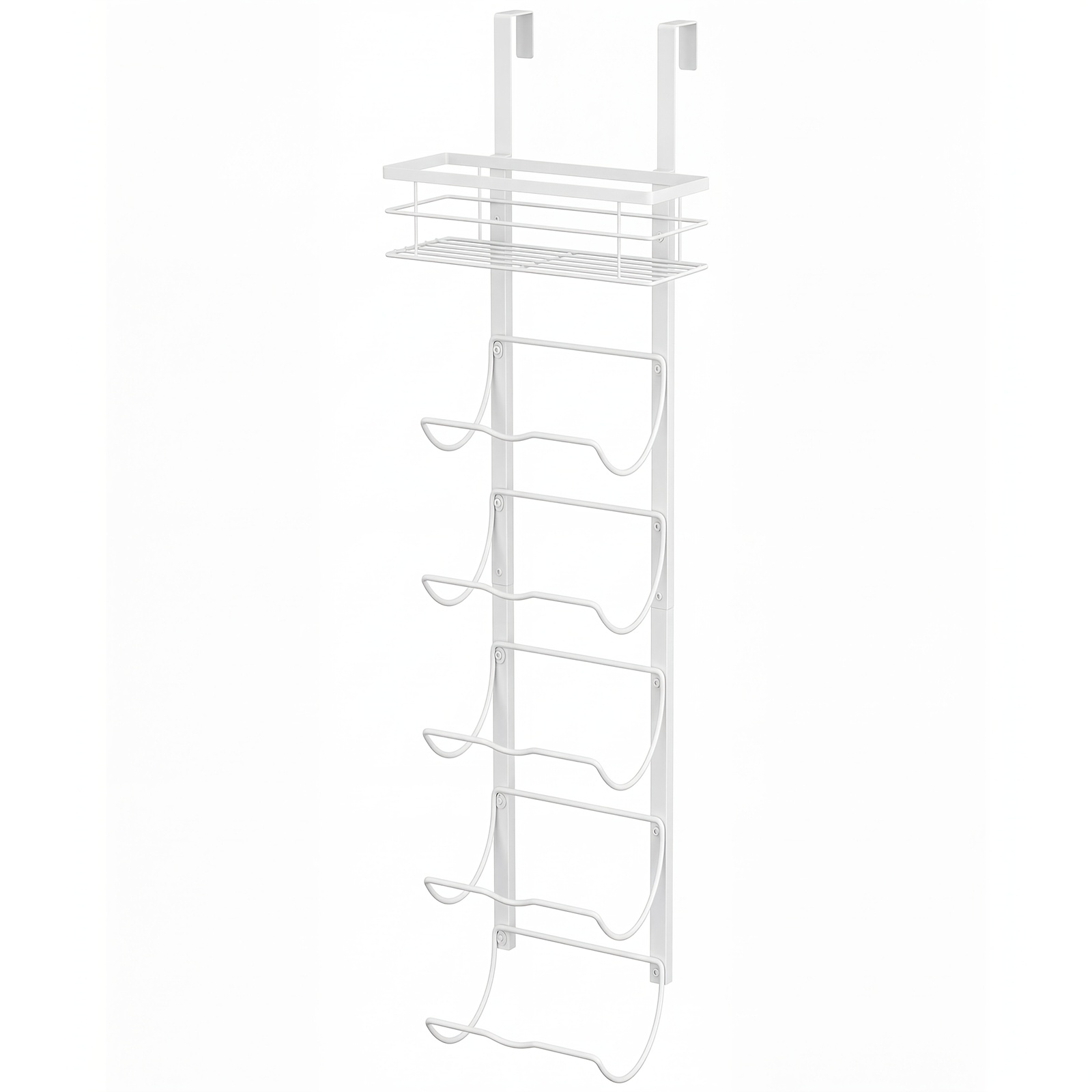Image of Over The Door Towel Rack, Sturdy No Drill Design, Space Large Capacity, No Drill Towel Holder, Quiet Pads Reduce Noise, Bathroom Space Rack For Small Bathrooms, Towel Racks