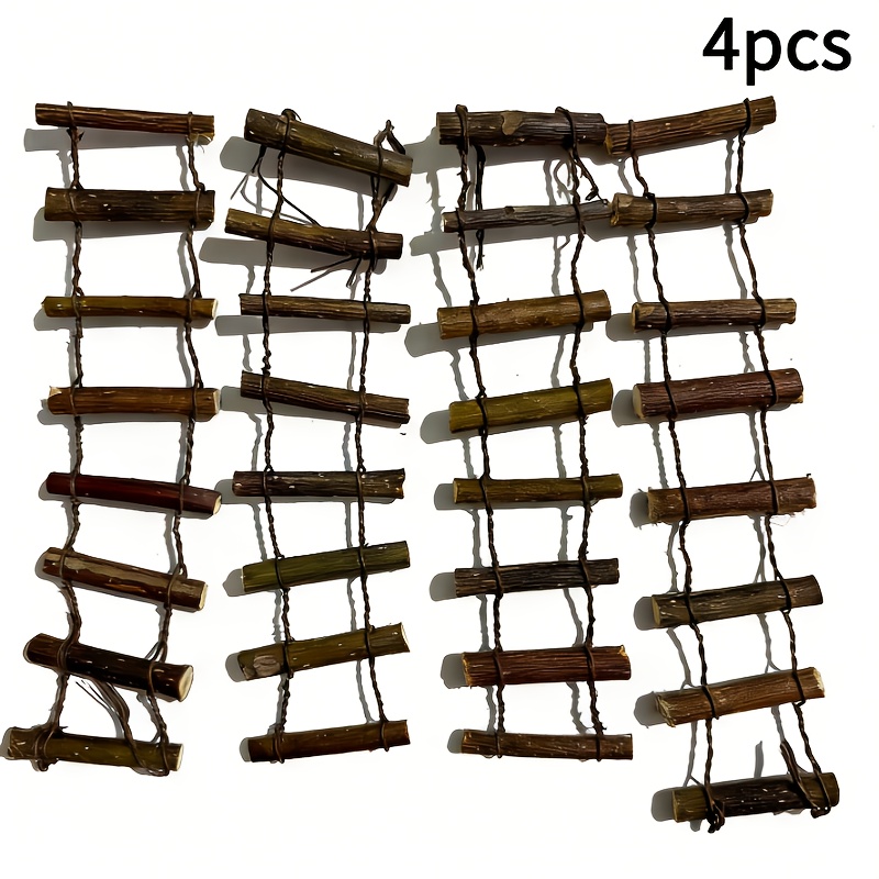Image of [3d] Miniature Wooden Fence Panels – Rustic Vintage Wooden Fences, , Suitable For Fairy Gardens, Miniature Landscapes, Dollhouses – Miniature Outdoor Fences, Quirky Miniature Fences