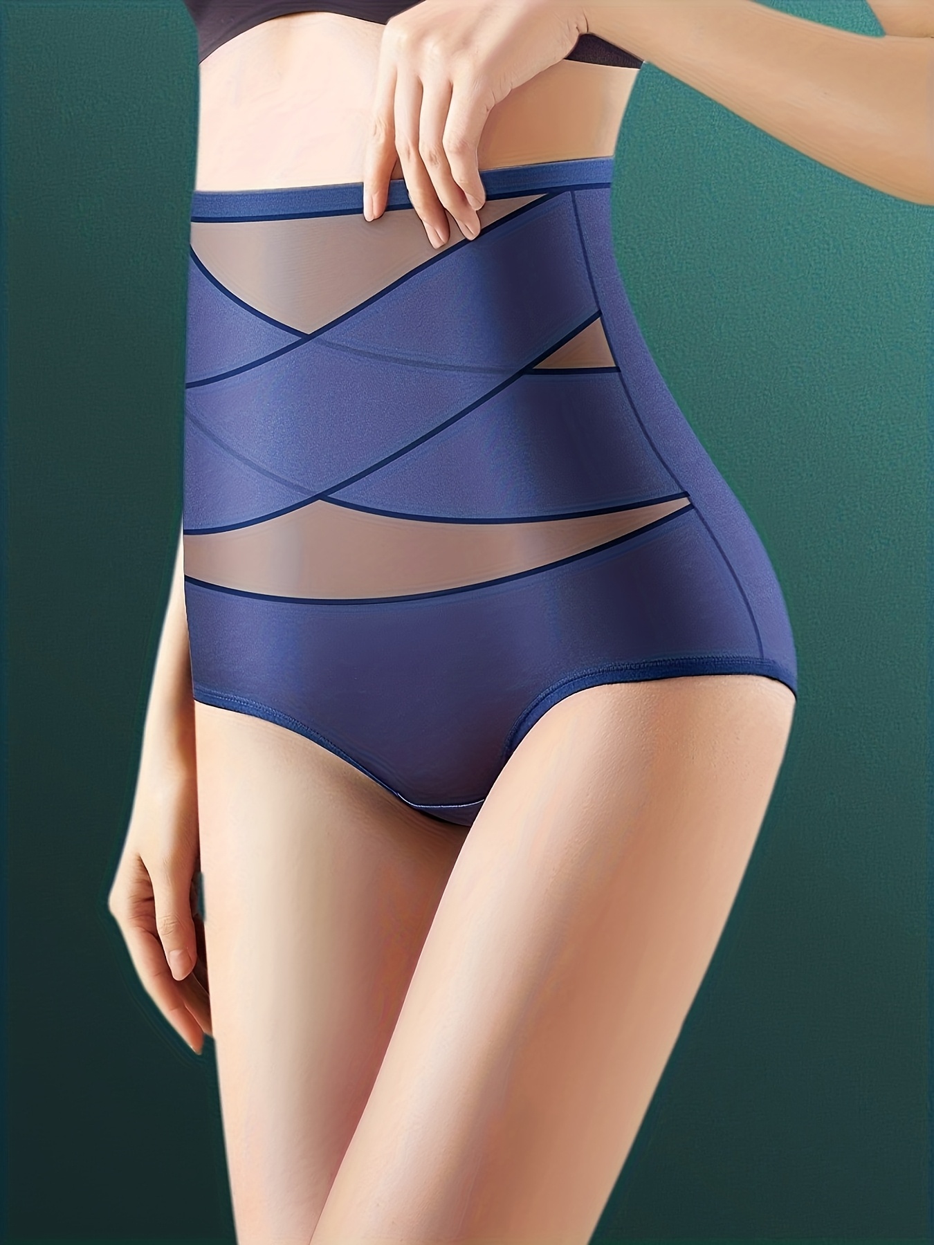 womens high waist postpartum shapewear shorts seamless underwear with lace trim for tummy control high support compression shaping and posture adjustment tummy control shaping