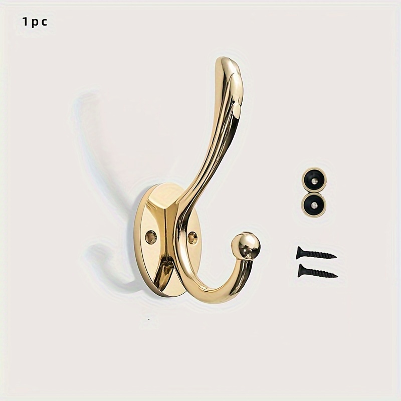 Metal Wall Hook 1 Pack - , Wall Mounted Coat Towel Robe Hook, Suitable For Bathroom, Kitchen, Home Decoration - 40 Lbs Weight Capacity