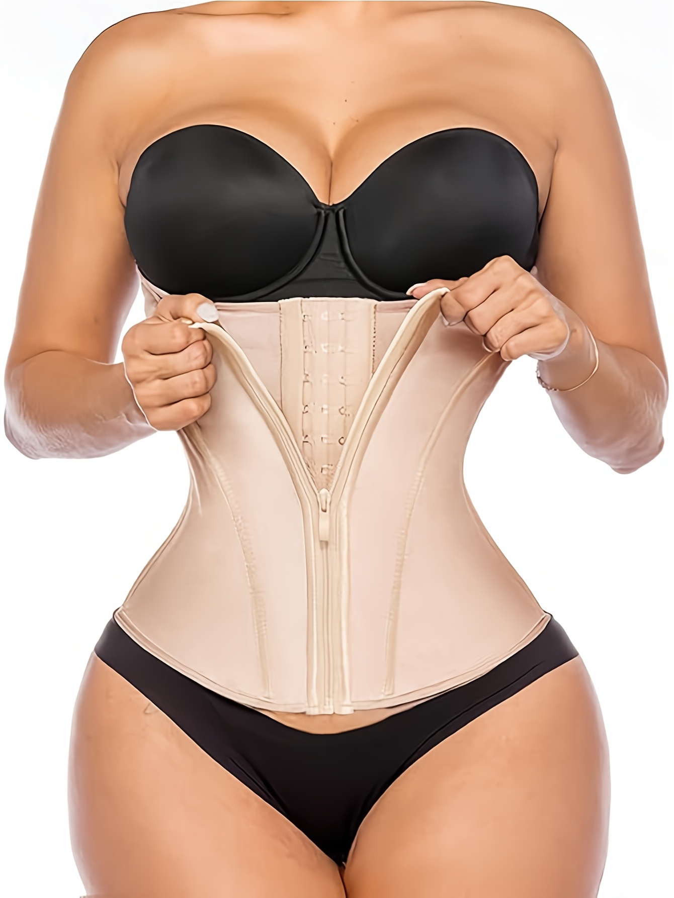 Fajas Underbust Corset Waist Cincher Trainer For Women Tummy Control Girdle  Body Shaper Shapewear Postpartum Zipper