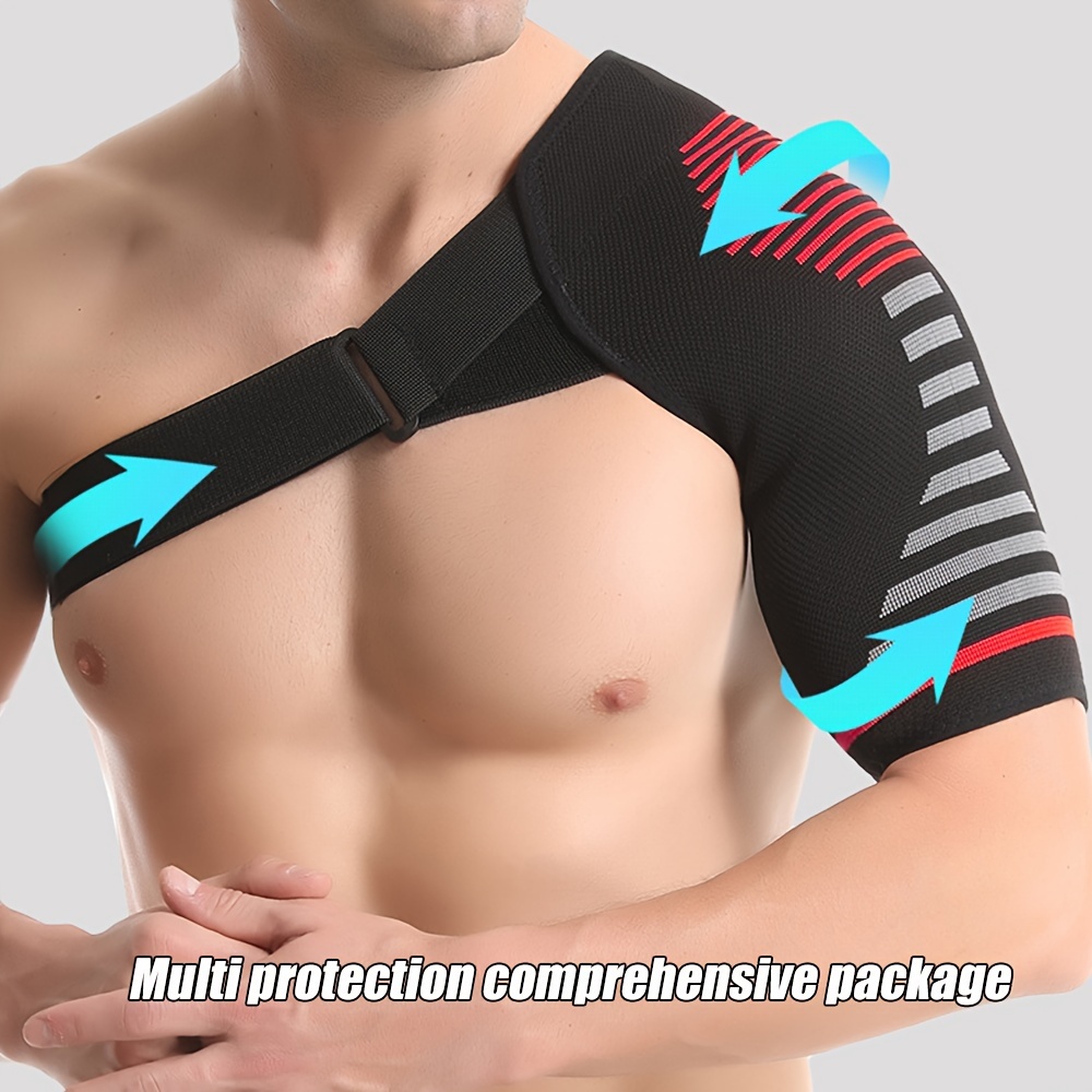 compression shoulder brace with   compression technology shoulder orthopedic brace for men women torn rotator cuff dislocation other shoulder injuries details 2