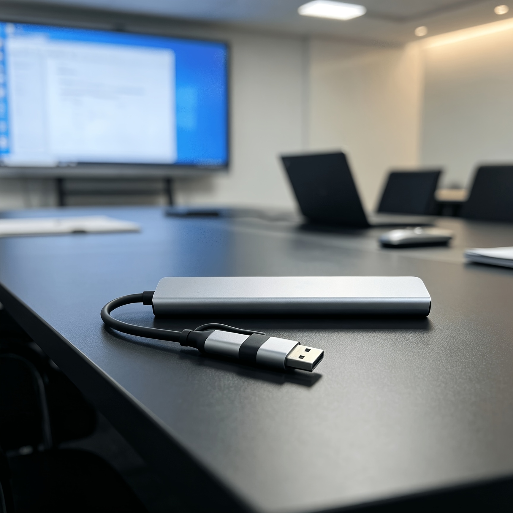 TEMU 8-in-2 Usb And Type-c Laptop , Dual Ports Compatible Without Driver